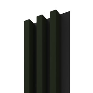 Dřevěná lamela LINEA SLIM 3 - botanic / černá