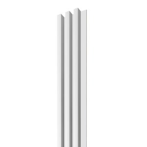 Dřevěná lamela LINEA 3 - bílá / bílá