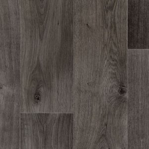 Heterogenní PVC s textilní podložkou - Timber Dark Grey